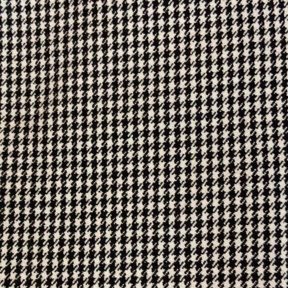 Banana Republic Sloan Pants Size 6P Womens Slim Cropped Black White Houndstooth - Picture 3 of 6
